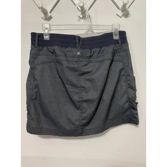 Athleta Ladies Grey Skort Shorts Size 4 Woman's Activewear Gym Tennis Stretch - Picture 2 of 14